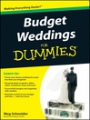 Budget Weddings For Dummies (eBook)